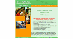 Desktop Screenshot of greenhighschool.com